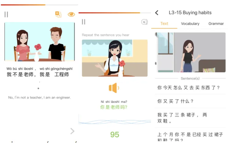 Ứng dụng học tiếng Trung theo giáo trình tiếng Trung
