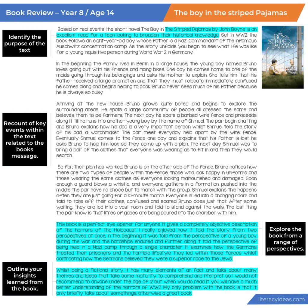 how to write a book review | book review student sample year 8 | How to Write a Book Review: The Ultimate Guide | literacyideas.com