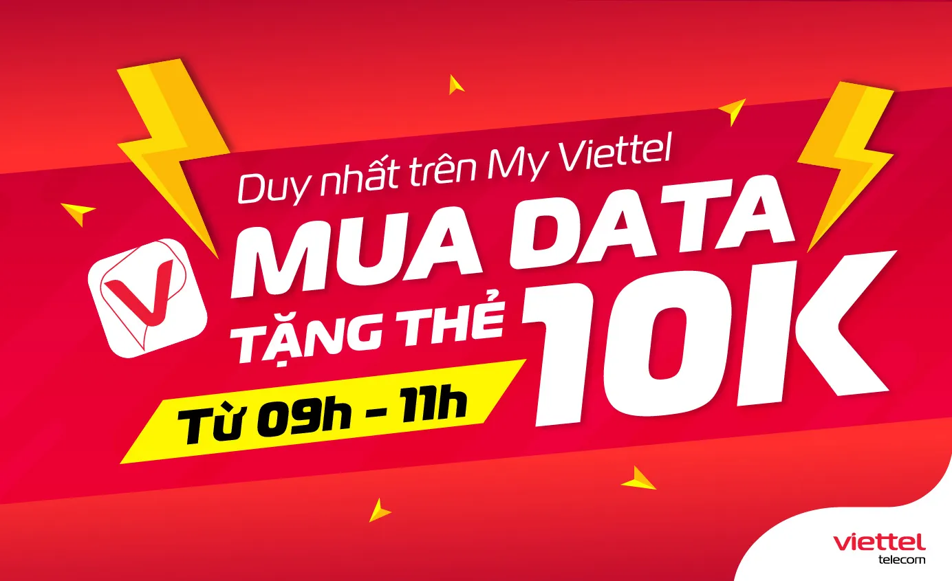 Flash Sale - Deal tốt, giá hời, tham gia ngay trên My Viettel