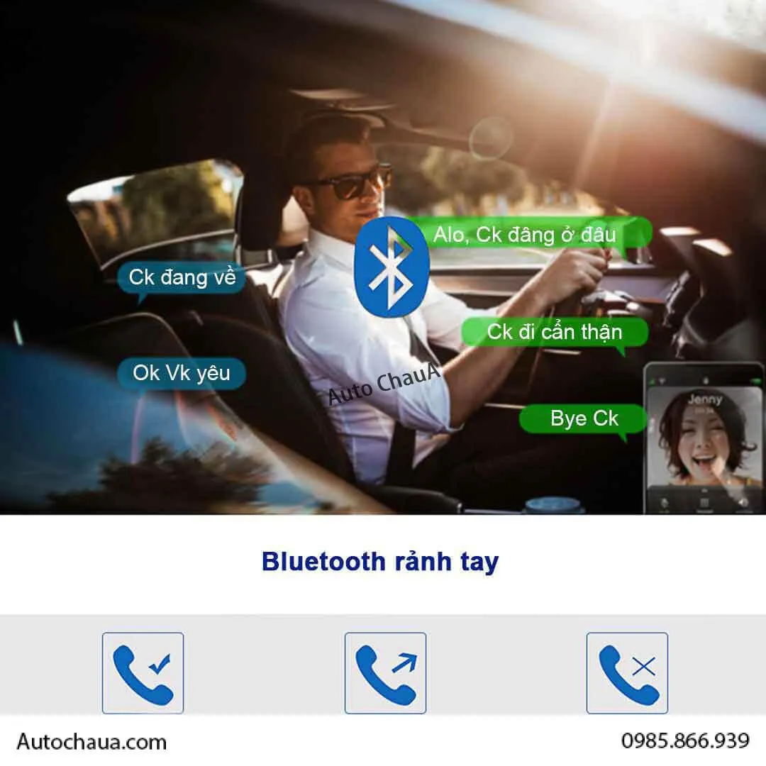Bluetooth đàm thoại rảnh tay | Camera hanh trình 3G và 4G