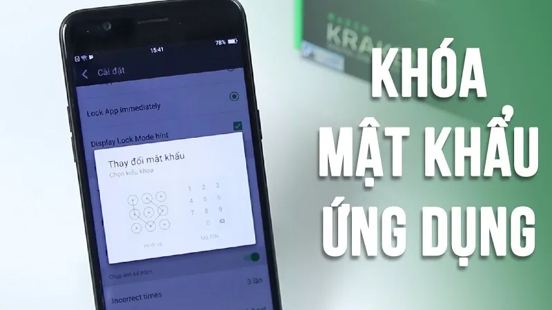Cáchđặt mật khẩu cho ứng dụng trên Samsung