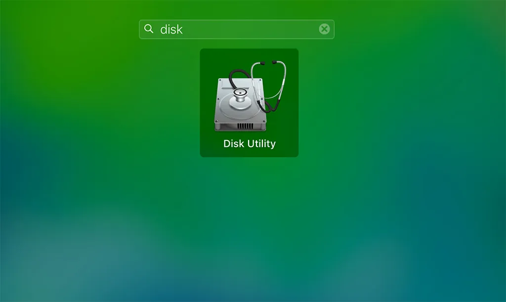 chia ổ cứng macbook disk utility