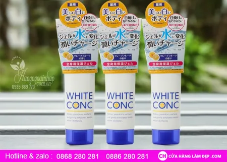 Kem dưỡng trắng da White Conc Watery Cream 90g của Nhật