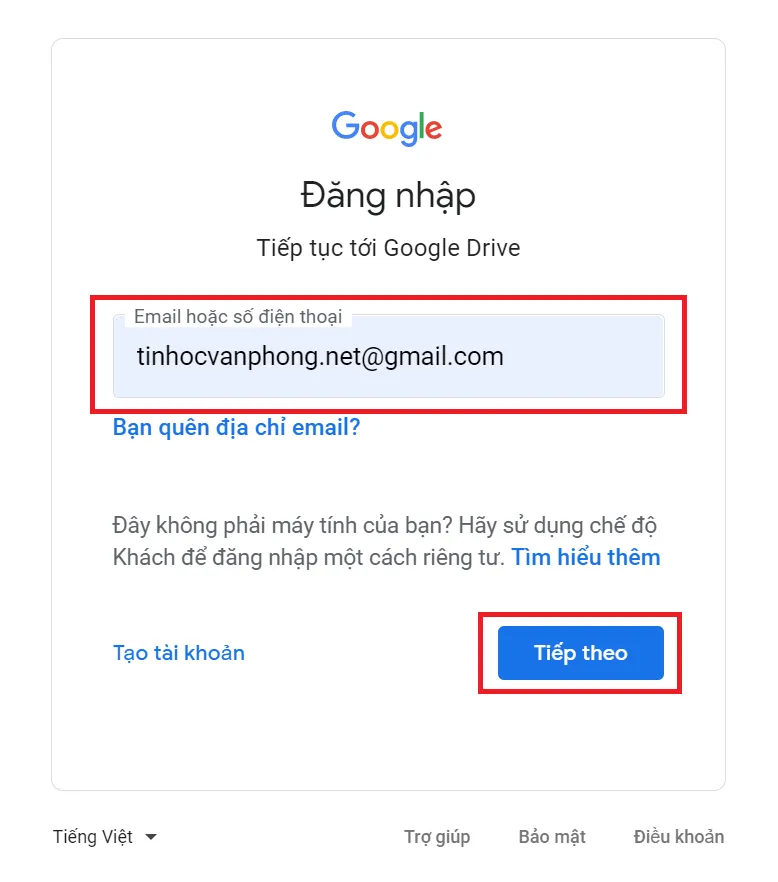 hướng dẫn cách chia se file trên google drive