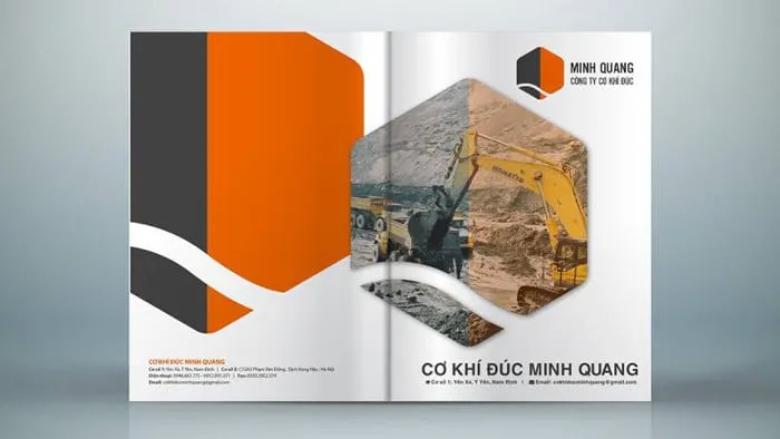 Mẫu catalog cơ khí đẹp