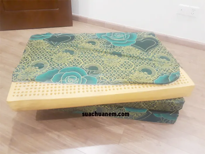 Vỏ bọc nệm gấp 3 valize có khóa kéo 1m6 x 2m00 x 10cm đa dạng màu - Áo nệm cho nệm gấp 3 giá rẻ