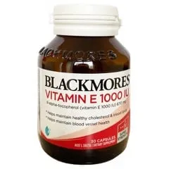 Viên uống Blackmores Natural Vitamin E 1000IU 30 viên của Úc chống lão hóa, mẫu mới