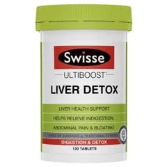 Viên uống hỗ trợ thải độc gan Swisse Ultiboost Liver Detox Úc - Chính hãng, mẫu mới, date xa