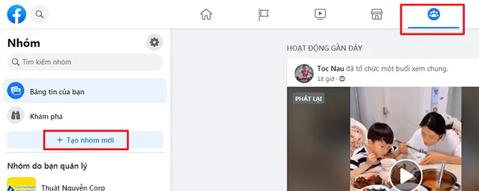 tao group tren giao dien facebook moi 1