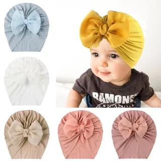 Dễ Thương Mũ Turban Thắt Nơ Lớn Cho Bé