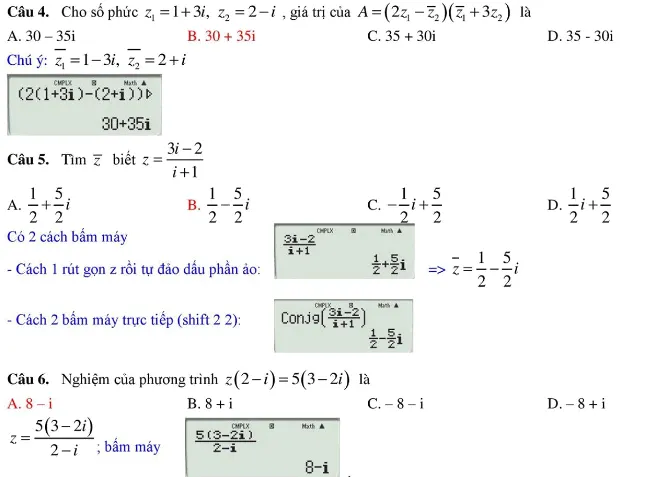 Cách bấm máy tính số phức - Ảnh 2