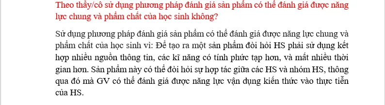 Đáp án modul 3 môn công nghệ THCS từ a-z