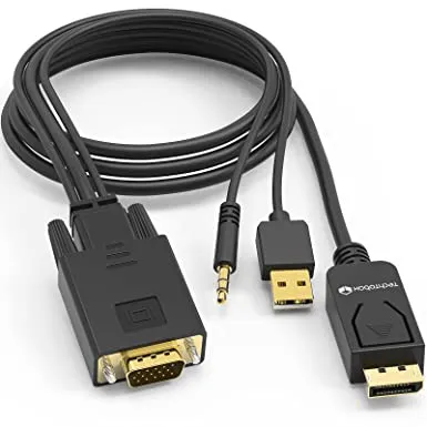 TECHTOBOX VGA to DisplayPort Converter