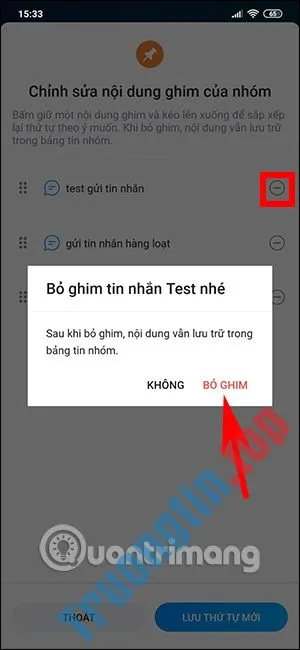 Cách ghim nhiều tin nhắn trong Zalo