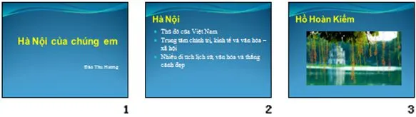 Lý thuyết Tin học 9: Bài 9. Bài trình chiếu - Chi tiết, hay nhất (ảnh 1)