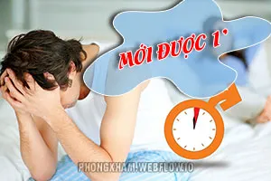 Thời gian quan hệ bao nhiêu phút thì được coi là xuất tinh sớm?