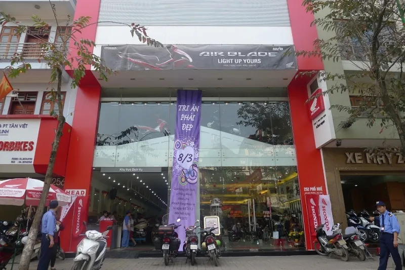 Cửa hàng Honda tại Hà Nội -Công ty TNHH Hồng Hạnh