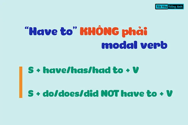 Công thức Have to