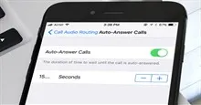 Cách kích hoạt tự động trả lời cuộc gọi trên iOS 11