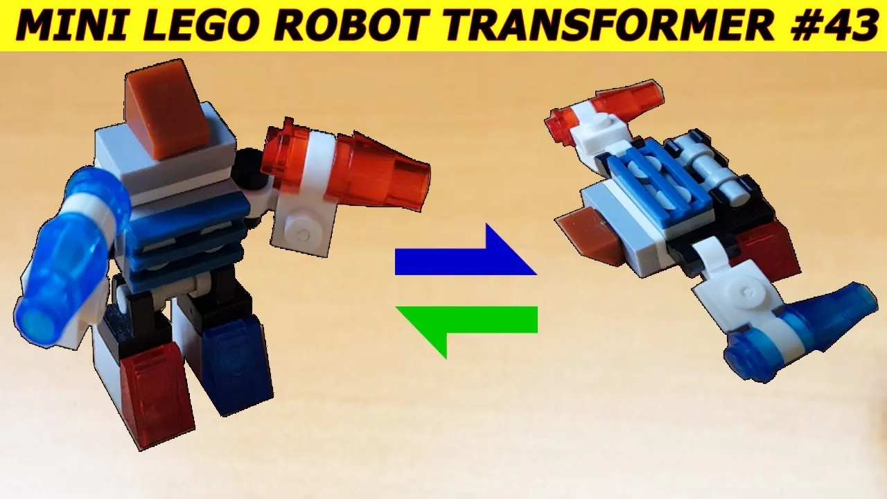 Cách lắp Lego Robot Mini Biến Hình Cực Dễ #43 - YouTube