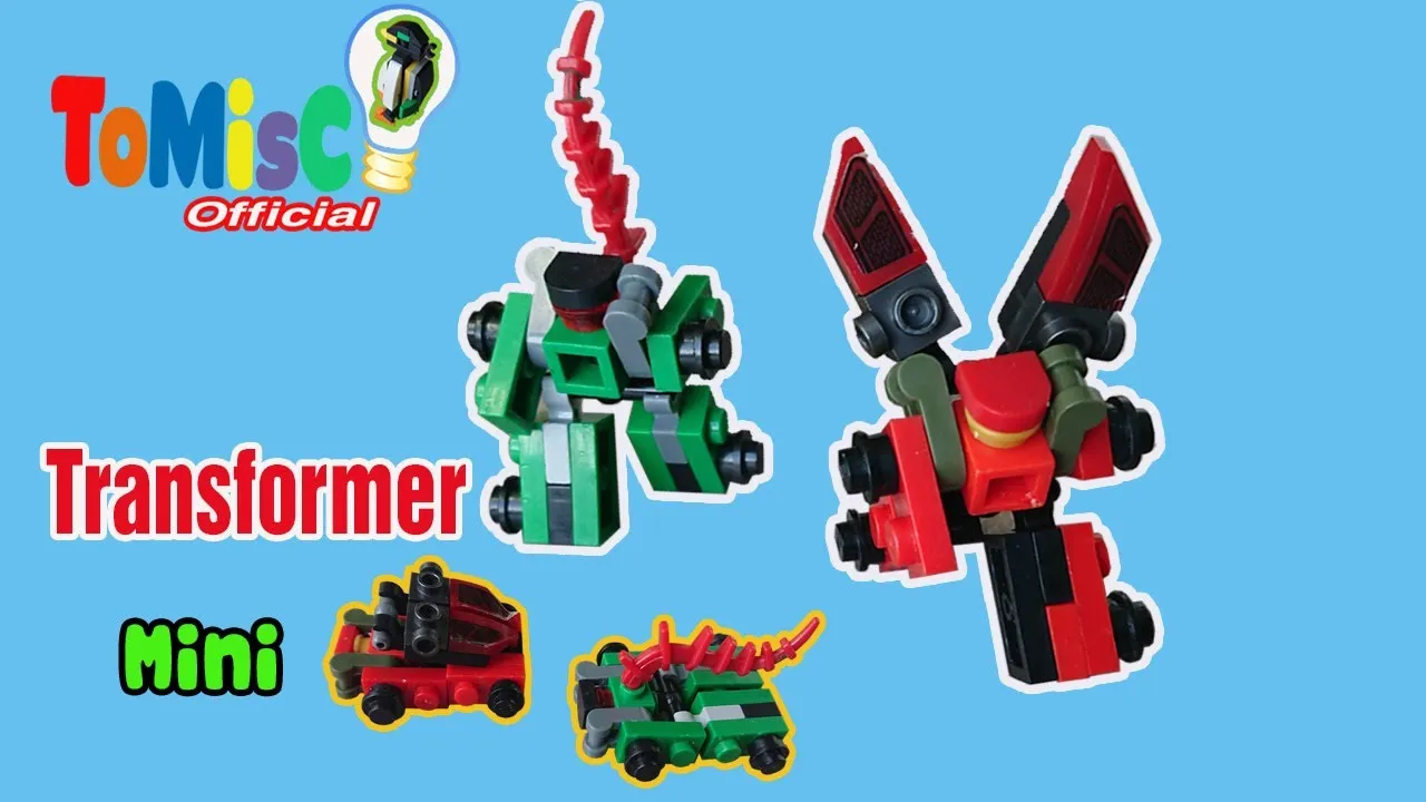 Cách Làm Robot Transformer Bằng Lego Mini | Tomisco Official