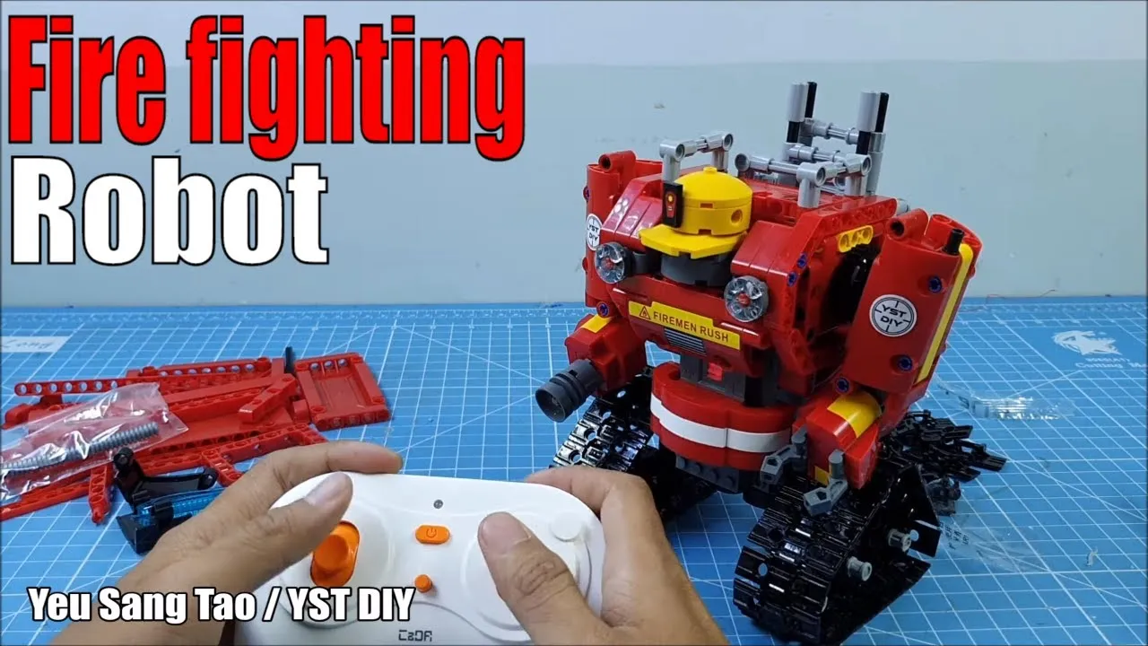 Lắp Ráp Robot Cứu Hỏa Bằng Lego | Yêu Sáng Tạo - YouTube