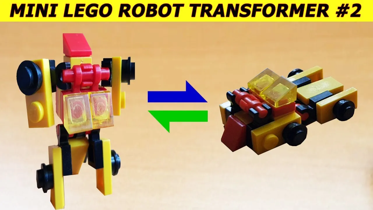 Cách Làm Lego Robot Mini Biến Hình Cực Dễ #02 - YouTube