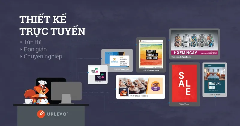 Thiết kế banner online cùng Uplevo