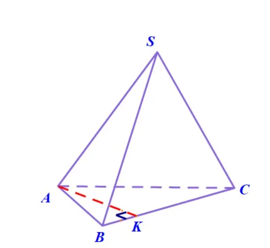 Dung hinh chieu vuong goc cua A len mat phang (SBC) khi hai mat phang (SBC) va (ABC) vuong goc voi nhau