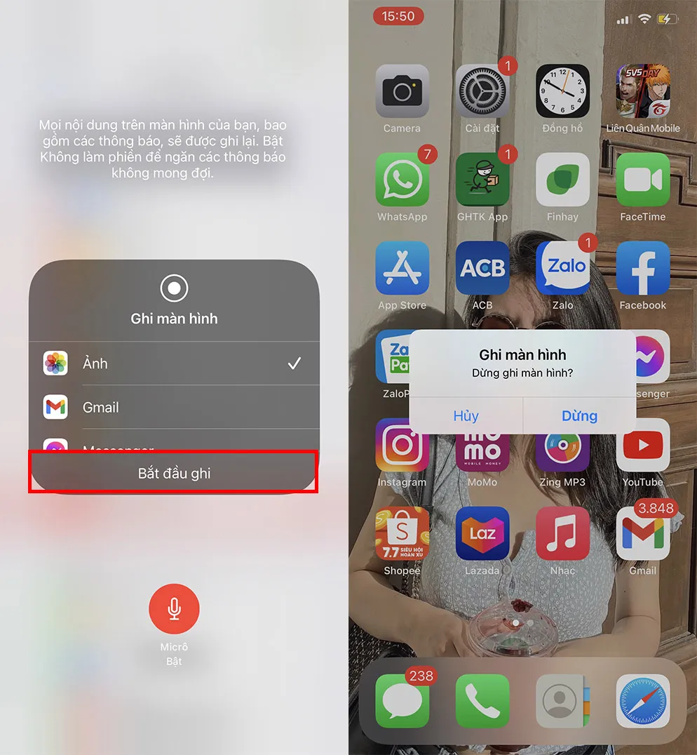 Sforum - Trang thông tin công nghệ mới nhất 4-3 Hướng dẫn cách quay màn hình iPhone, iPad đơn giản không cần jailbreak 
