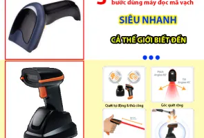 3 bước dùng máy đọc mã vạch siêu nhanh được CẢ THẾ GIỚI BIẾT ĐẾN