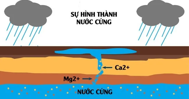 nguyên nhân gây ra nước cứng