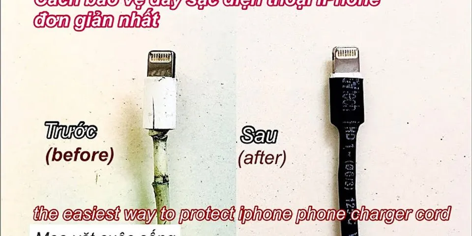 Cách bảo quản dây sạc iPhone