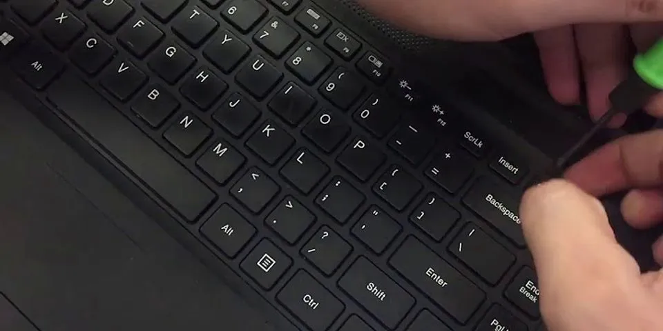 Cách bật đèn bàn phím laptop Lenovo ideapad 100