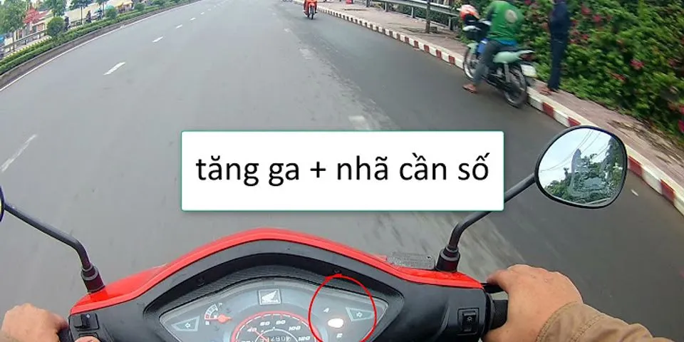 cách chạy xe máy