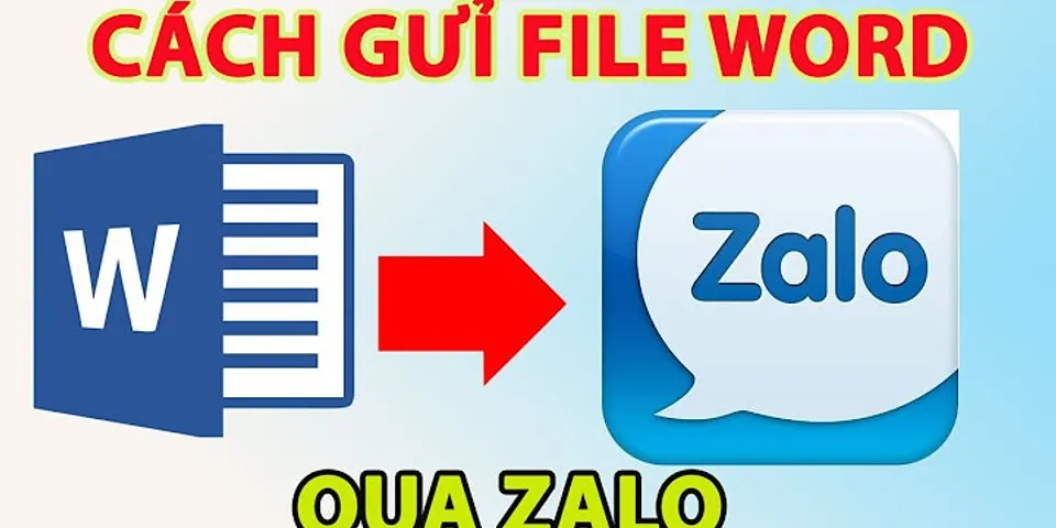 Cách chia sẻ file word trên điện thoại qua Zalo