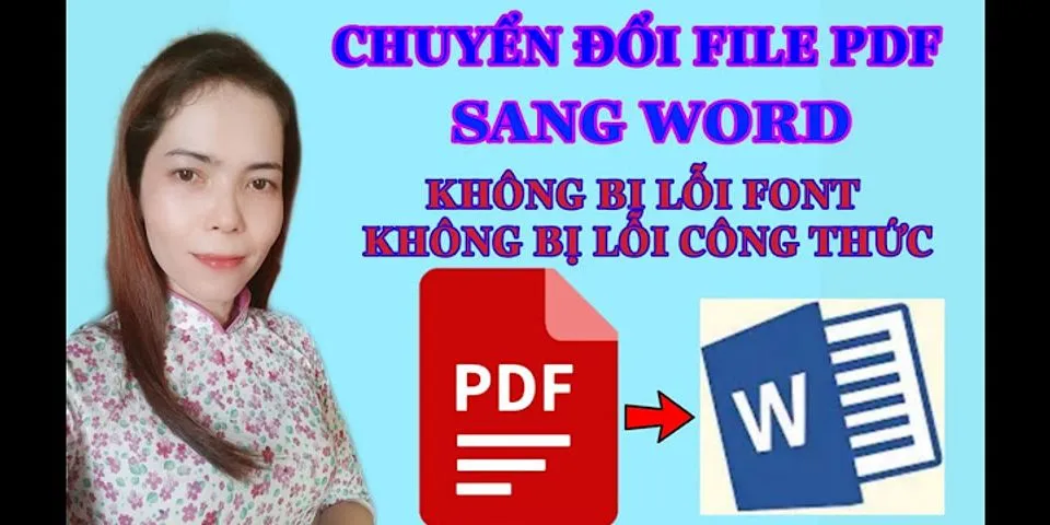 Cách chuyển file pdf sang file word