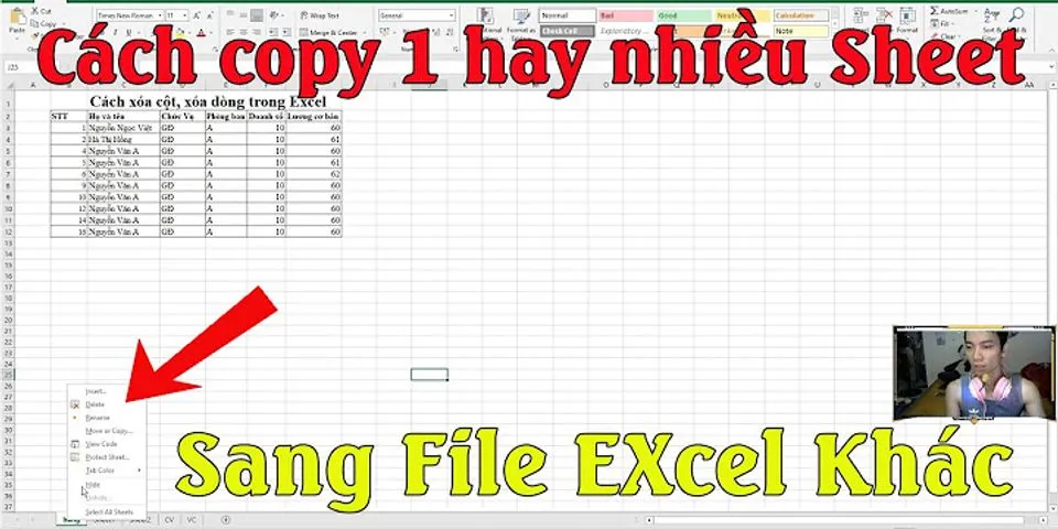 Cách copy file Excel này sang file Excel khác