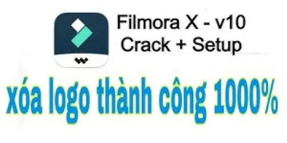 Cách Crack Filmora 10
