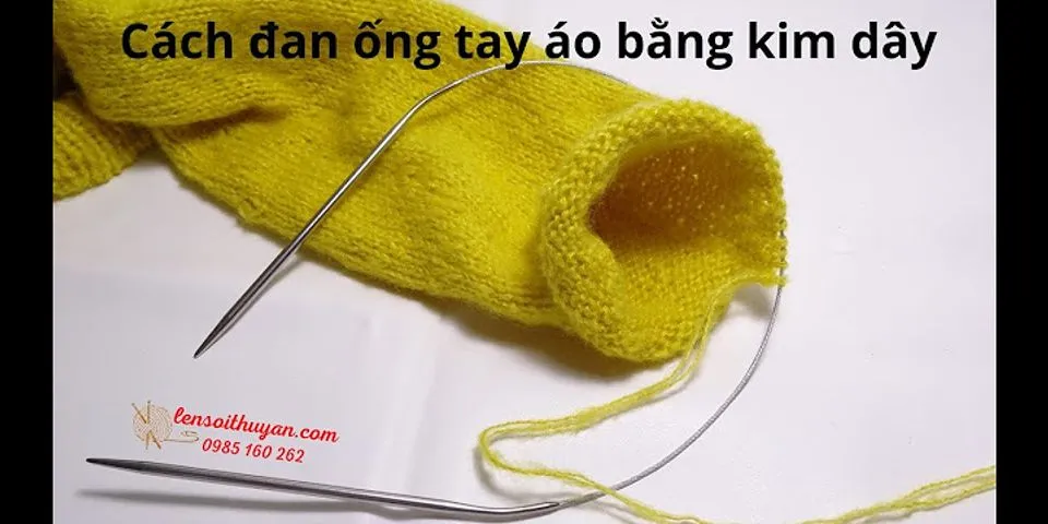 cách đan áo len gile nữ