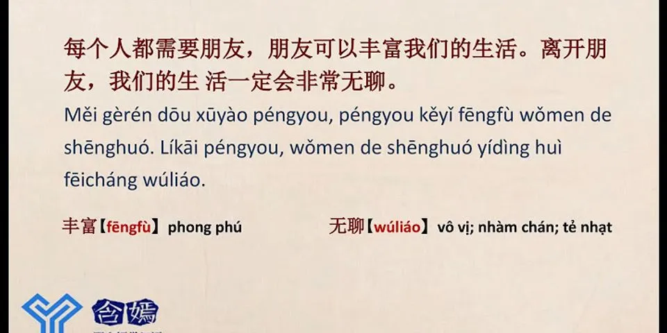 Cách dịch câu tiếng Trung