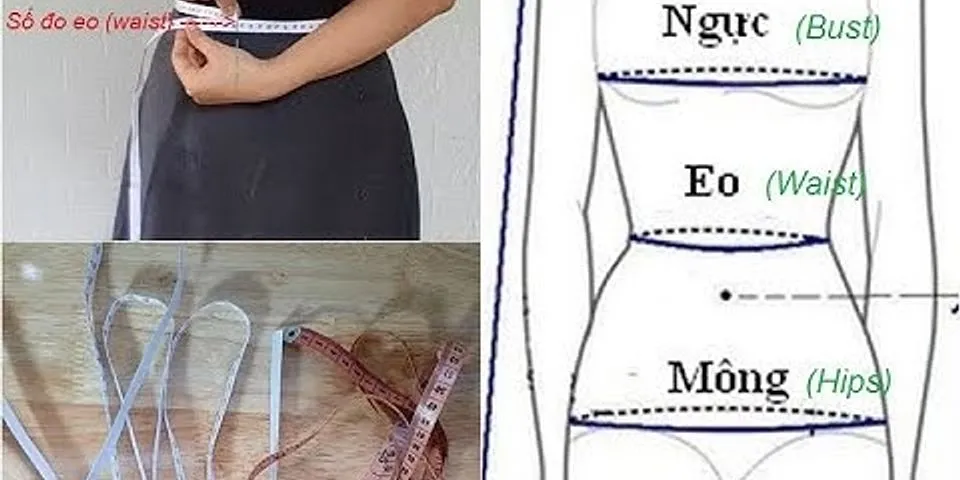 Cách đo eo váy