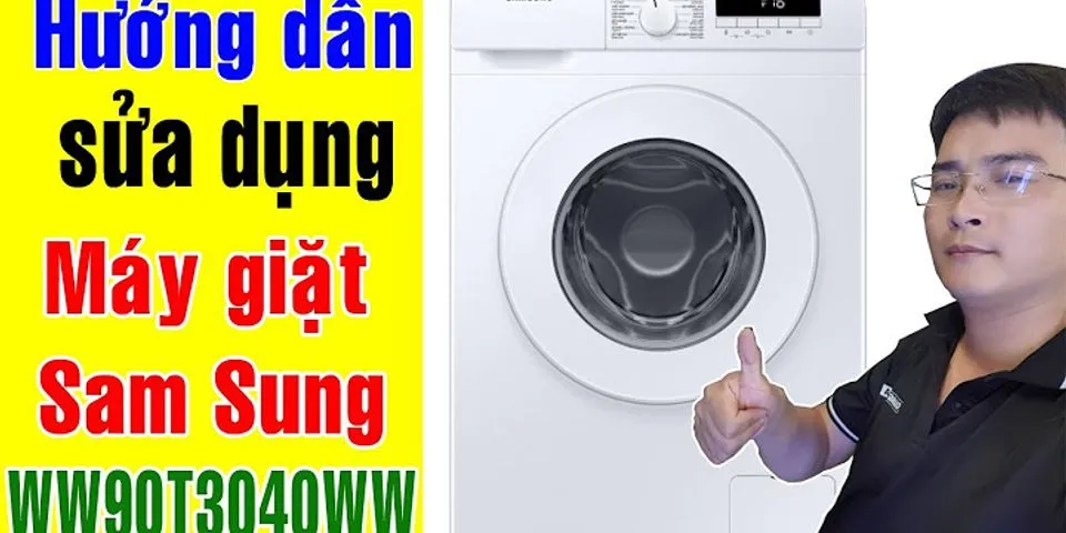 Cách độ nước giặt vào máy giặt cửa ngang Samsung