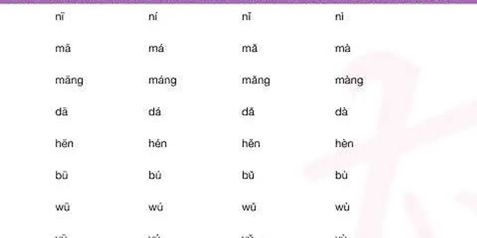 Cách đọc tiếng Trung cho người mới bắt đầu