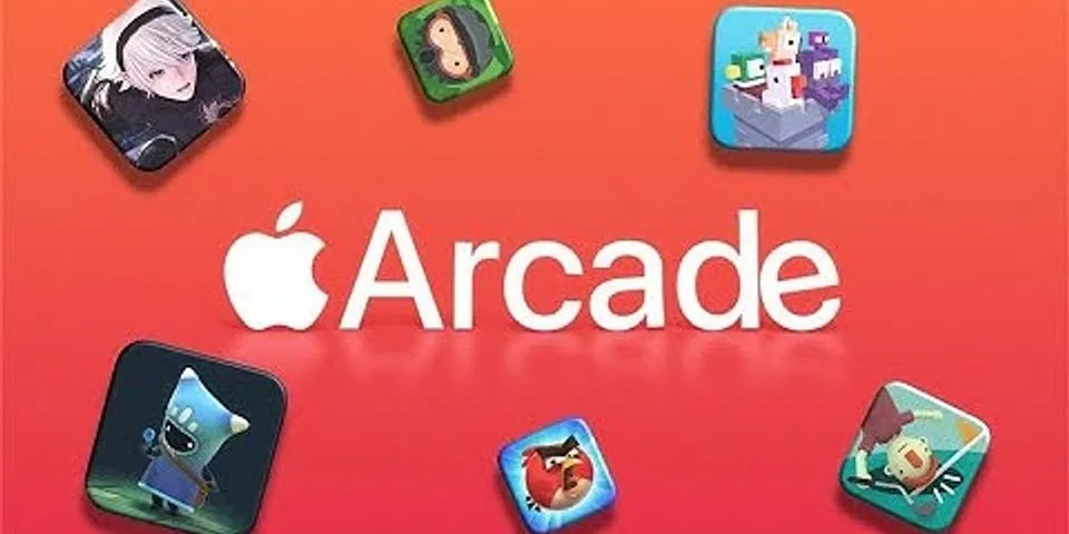 Cách dụng Apple Arcade