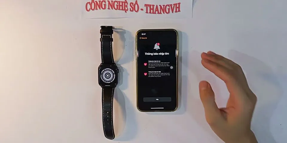 Cách ghép đôi apple watch với iphone