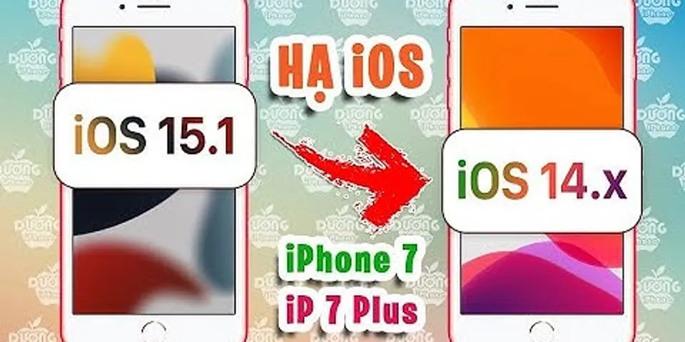 Cách hạ iOS 15 xuống 13