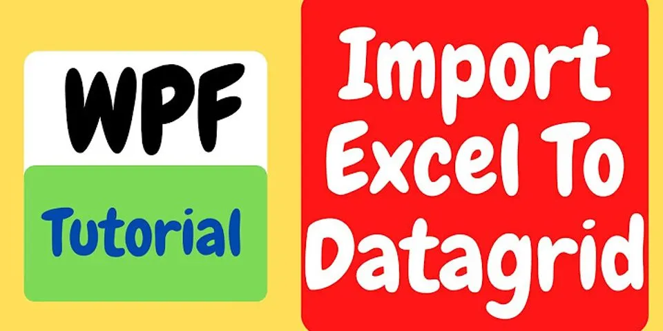 Cách Import file Excel vào Access