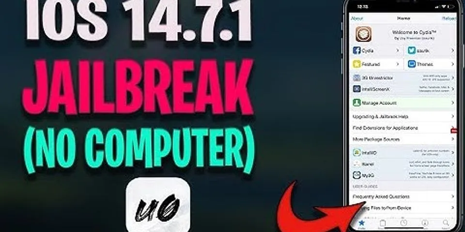 cách jailbreak ios 14.7.1 không cần máy tính