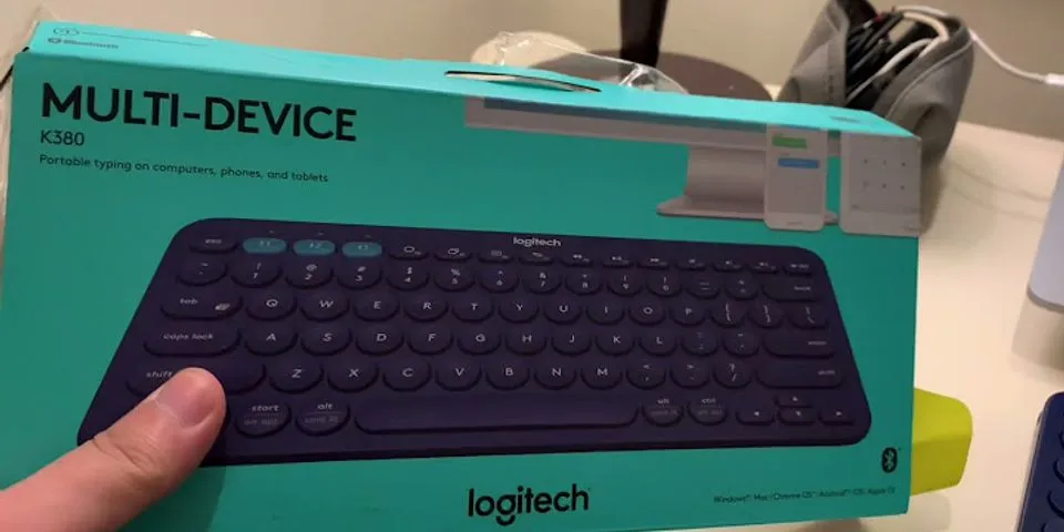 Cách kết nối bàn phím Logitech K380 với laptop
